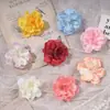 Cabeza de Camelia Flor Simulada Tocado Hecho a Mano DIY Corona Accesorios Retro Floral Vestido de Boda Decoración Flores Artificiales Venta al por Mayor