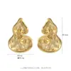 Pendientes de Plata de Ley S925 de Diseño Único con Diseños de Calabaza y Nube, Pendientes de Diseño de Lujo de Gama Alta para Mujer de Otoño e Invierno al por Mayor