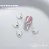 Taladro para Uñas Francesas Rombo Joyería Luz de Lujo Flash Pila de Taladro con Perla Bola para Uñas Accesorios Terminados Venta al por Mayor