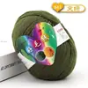 4 Ovillos de Hilo Acrílico para Bebé para Tejer a Mano, Hilo Mediano-Fino para Crochetar Zapatillas, Kit de Materiales de Hilo Acrílico para Crochet de Muñecas