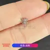 Pendientes de Aleación de Titanio F136 Varita Mágica Circonita Varita de Hada Rosca Interna Clavo de Hueso de Oreja Clavo de Labio Titanio G23 Joyería de Piercing