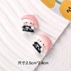 Accesorios de resina de dibujos animados para hacer uno mismo, con polvo negro, para jugar con gatos, crema de gel, horquilla hecha a mano, funda para teléfono móvil, hebilla para zapatos, accesorios