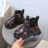 Botas Martin para Niñas 2026 Otoño Nuevo Estilo Botines Cortos Elegantes de Princesa Botas de Piel Versátiles de Dibujos Animados