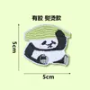Patches Bordados de Panda Estilo Chinês para Decoração de Roupas, Acessórios de Chapéu, Etiquetas de Tecido Autoadesivas Sem Costura, Personalizáveis