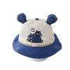 Ins Sombrero de Bebé para Niños y Niñas Sombrero Cubeta Lindo HI Oso Dormilón Sombrero de Red Protector Solar Sombrero de Pescador para Niños Sombrero Casual para el Sol