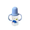 Mamadeira 250ml com Alça Copo de Beber Bebê Recém-nascido 0-6 Meses Mamadeira de PP Suprimentos para Mãe e Bebê Atacado