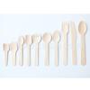 Cuchillo, Tenedor y Cuchara de Madera de Abedul, Cuchara de Madera Biodegradable de Grado Alimenticio, Cuchara de Postre Estilo Occidental, Productos Desechables de Madera, Vajilla Ecológica al por Mayor