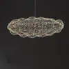 [Transfronteiriço] Decoração de Lâmpada de Nuvem Decoração Suave Luminária Pendente Estilo Industrial Personalizada Loja de Shopping Luminária Pendurada Criativa Malha de Arame de Ferro Metal Hotel