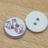Venta al por mayor de botones de resina de dibujos animados multicolores, piezas para accesorios de cabello hechos a mano para ropa infantil, botones de dibujos animados para decoración, botones cosidos a mano