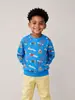 Ropa transfronteriza Estilo europeo y americano Niños Cohete Estampado completo Sudadera infantil Algodón de punto Niños pequeños Cuello redondo Camiseta interior