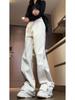 Primavera 2024 nueva marca de moda talla grande ajuste ceñido abotonados microelásticos pantalones moda callejera casual pantalones largos tienda de una pieza