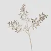 Folha de Sândalo Dourada Simulada, Folha de Ouro Simulada, Acessórios para Balde de Bênçãos com Folha de Prata, Arranjo de Flores, Decoração de Casa, Suprimentos para Casamento
