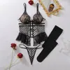 AliExpress Moda de Comercio Exterior Cuadros Bordado Sexy con Cordones Ajustables Ajustado Sexy Conjunto de Dos Piezas Sexy