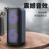 Caixa de Som Bluetooth Sem Fio com Alto Volume, Alto-falantes Duplos de 4 polegadas, Microfone Portátil para Dança de Salão ao Ar Livre, Karaokê, Subwoofer de Exportação