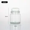 Taza de Vidrio para Velas de Aromaterapia DIY Lista para Usar Botella Hongo Taza Yankee Contenedor de Vela de Cera de Soja Botella para Velas con Tapa