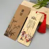 Marcadores de Libros Creativos de Bambú Nanzhu, Etiquetas de Bambú de Festivales Tradicionales Veinticuatro Términos Solares, Regalos de Madera para Amigos, Regalos Culturales y Creativos, Arte de Bambú Hecho a Mano