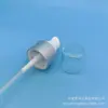 Tapa Semicircular de 24 Dientes Sub-plata Blanco Aluminio Electrolítico Pico Bomba de Polvo Dispensador de Loción Base de Maquillaje Líquida Esencia Loción Bomba de Presión