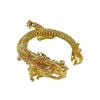 Joyería de Oro Aluvial Nicho Dominante Anillo del Año del Dragón Anillo de Tiranosaurio Rex de Oro Imitación para Hombres Apertura Ajustable Venta al por Mayor