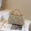 Nuevo bolso de noche de perlas para mujer estilo europeo y americano, bolso de mano con pedrería para vestido de banquete, bolso de mano, cartera, bolso de hombro y cruzado