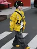 Chaqueta bordada de estilo motero para niño para primavera y otoño, chaqueta deportiva infantil estilo coreano, venta al por mayor para exportación a niños pequeños y medianos