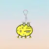 Llavero Periférico de Anime Bob Esponja Serie Rana Linda Sr.. Colgante de Mochila Escolar Acrílico de Krabs Calamardo