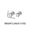 Aretes de garra de dragón de circonita para hombre, aretes de diseño alto de moda popular transfronteriza, aretes de tendencia de personalidad para mujer, joyería de moda al por mayor