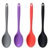 Colher de Silicone Grande, Silicone Peça Única Tudo-Incluso, Colher de Sopa de Silicone Maior, Colher de Silicone, Ferramenta Suplemento Alimentar Infantil
