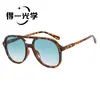 Gafas de Sol Estilo Aviador con Doble Puente 2026 Nuevo Estilo Callejero Retro Protección UV Estilo Europeo y Americano Gafas de Sol de Gama Alta