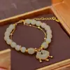 Pulsera de Mariposa de Cristal Ojo de Gato de Imitación para Mujer Diseño Nicho Ins Pulsera Luz de Luna Gris Versátil Elegante Moderna Regalo para Estudiante