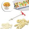Zhenghui - Cortador espiral de patatas con cuchilla giratoria para verduras, manual