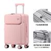 Nueva maleta trolley multifuncional con cremallera, 20 pulgadas, 24 pulgadas, interfaz de carga USB, bolsa de equipaje con bolsillo abierto