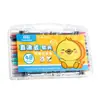 Marcadores acrílicos líquidos de color directo para periódicos manuscritos de estudiantes de primaria, garabatos infantiles, opacos, apilables por color, bolígrafos de punta suave para dibujar