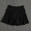 Saia Curta de Yoga com Bolso Traseiro para Verão Feminino, Novo Estilo 2026, Slim-Fit Petite, Saia Evasê Anti-Exposição