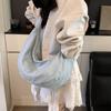Bolsa transversal de grande capacidade, estilo casual japonês e coreano, estilo preguiçoso, para estudantes, primavera de 2025