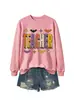 Amazon eBay comercio exterior transfronterizo estación europea sudadera de moda y cómoda con estampado de estrellas de murciélago para mujer en stock