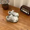 Tênis Esportivo Infantil Gatinho Fofo Primavera e Outono Estilo Coreano Menina Solado Macio Tênis Casual Respirável Menina Fashionável Tênis Forrest Gump