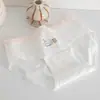Calzones de algodón lindos y cómodos para niñas, amigables con la piel, cobertura total, antibacterianos 10A, entrepierna extendida, calzones tipo triángulo para estudiantes