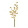 Venta al por mayor Acebo Dorado de 2 Ramas Fruta Dorada de la Fortuna Frijol Dorado Cubeta de Año Nuevo Fruta Decorativa de Simulación Acebo Dorado Fruta de la Fortuna