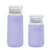Nuevo sub-botella de silicona para viaje simple para viaje de negocios botella vacía portátil para loción botella de almacenamiento para gel de ducha champú traje