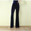 989 Traje de Baile Corporal para Mujer Otoño e Invierno Terciopelo Dorado Cuello en V Sentido Avanzado Mentor Etiqueta Traje de Pasarela Traje de Entrenamiento