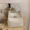 Bolso bandolera de mujer moderno y versátil, bolso de mano con un toque de alta gama, bolso cubo de diseño nicho, bolso cesta, transfronterizo