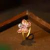 Novos Brincos de Pérola com Borboleta de Esmalte Colorido Estilo Chinês para Mulheres, Design de Nicho de Luxo Leve, Argolas de Gancho de Orelha com Franjas Versáteis Elegantes e Requintadas