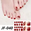 Pegatinas Transfronterizas para Uñas de los Pies Nuevas Estampado 3D Pegatinas para Uñas de Lámina Dorada Impermeables de Larga Duración Pegatinas Completas Venta al por Mayor Estilo Ins
