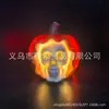 Ornamentos de Fantasma e Abóbora de Halloween para o Dia das Bruxas com Luzes, Artesanato em Resina para Decoração de Mesa