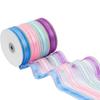 Cinta para embalaje de flores, cinta para accesorios para el cabello, cinta para decoración de regalos, caja para pastel, cinta de regalo de acompañamiento, cinta de gasa transparente, caja de regalo