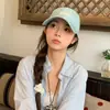 Gorra de Béisbol con Visera Bordada de Letra Estilo Coreano Cmin para Primavera y Verano para Hombres y Mujeres, Versátil y que Afina el Rostro