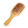 Peine de masaje de madera para el hogar, peine especial para mujeres, peine con bolsa de aire, peine de masaje esponjoso para el cuero cabelludo, peine de madera meridiano, peine de cojín de aire de bambú