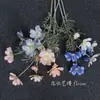 Suministro Transfronterizo de Flor de Pelo de Rama Única Cosmos Tela de Seda Flor Artificial de Simulación Flor Gesang Decoración del Hogar Flor de Boda Obra de Arte Floral