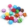 Hierro Colorido Metal Pintura Color Caramelo Campana Colorida Accesorios Navideños Joyería DIY Colgante Campana de Una Palabra Llavero