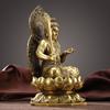 Estatua de Bronce del Buda Vajra Inamovible, una Deidad Guardiana para los Nacidos en el Año del Gallo, para Adoración y Ofrendas